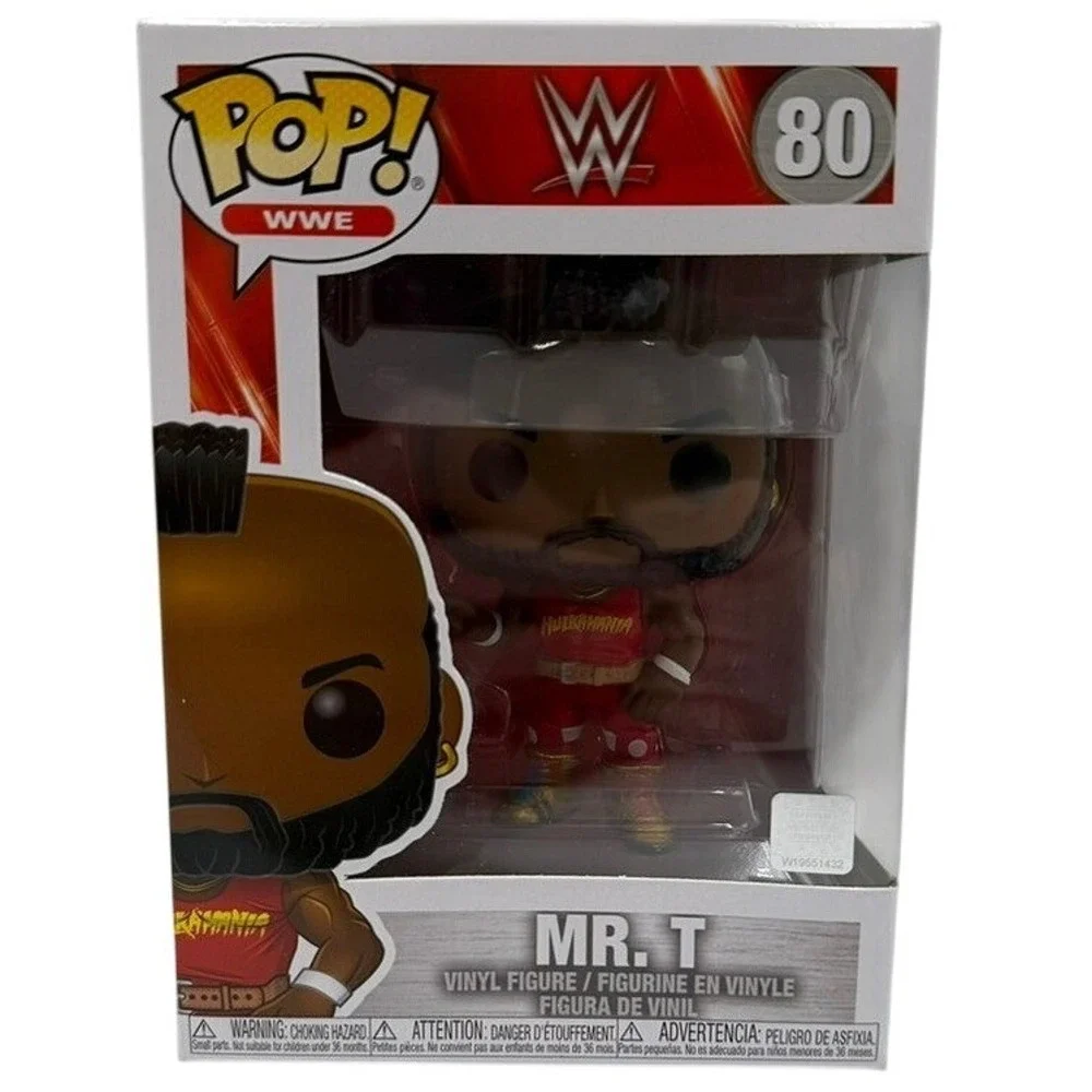 Funko Pop WWE Mr. T 80 Vinyl Figure Wrestling Hulkamania Legend Collectible